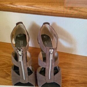 Michael Kors Brown Strappy Heels